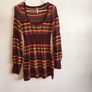 Free People Long Sleeve Sweater Dress